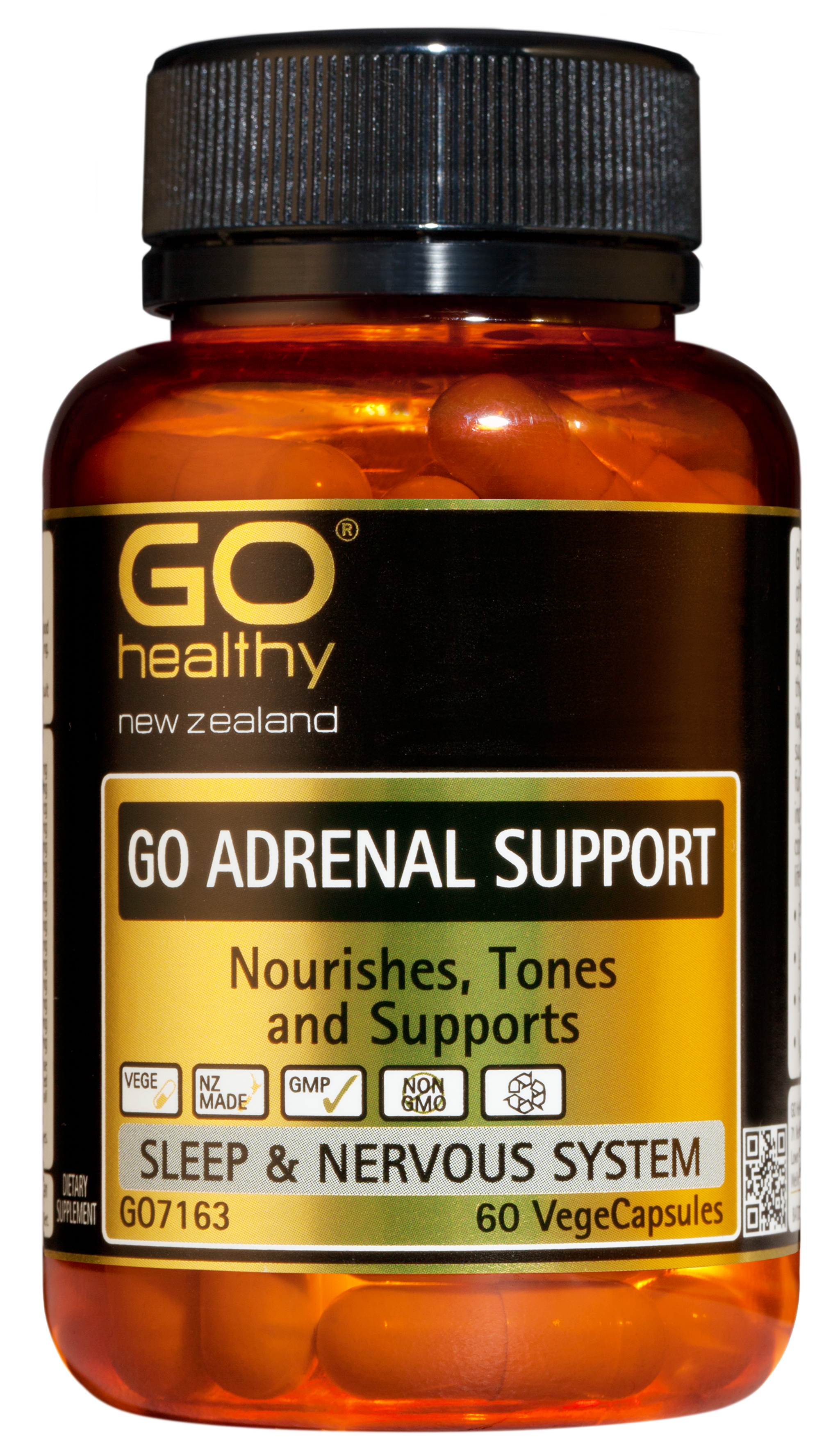 GO Healthy Adrenal Support 60 VegeCaps